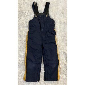 Gap Snow Ski Suit Bib Toddler 4t Navy Yellow